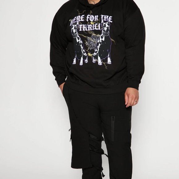 Fashion Nova Men Utility Cargo Pants Pockets Urban XXL Drawstring Straight Leg… - Picture 3 of 16